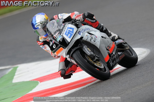 2010-05-08 Monza 0372 - La Roggia - Supersport - Free Practice - Eugene Laverty -  Honda CBR600RR